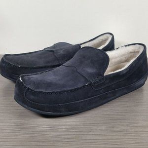 Vince Gibson Genuine Suede Slipper, Coastal Gray, Mens Size 11 M / 45